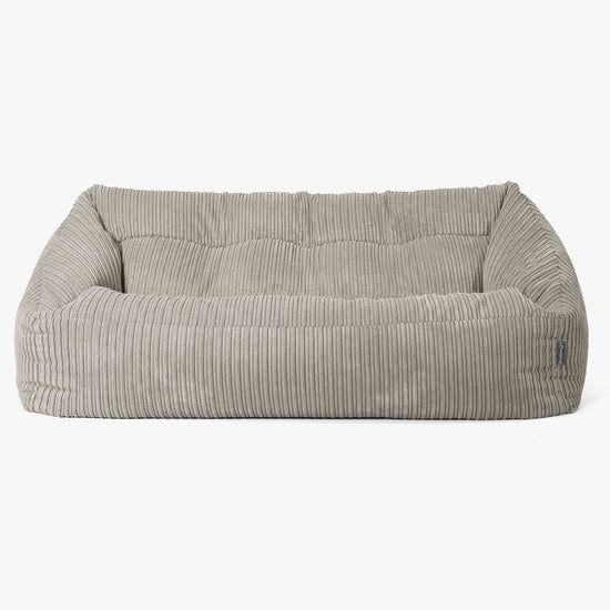 Sofa pufa Maya - Klasyczny sztruks Mysi 01