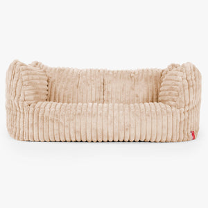 Sofa pufa Ruben - Sztruks ultra plusz Brzoskwinia