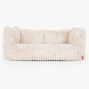 Sofa pufa Ruben - Sztruks ultra plusz Śmietanka