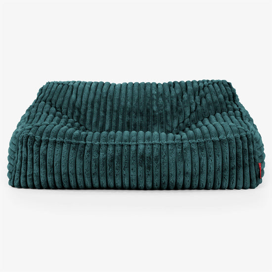 Sofa pufa Sloucher - Sztruks ultra plusz Turkus 02