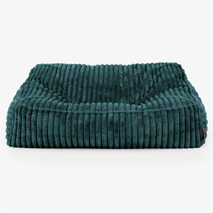 Sofa pufa Sloucher - Sztruks ultra plusz Turkus 02