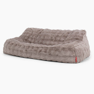 Sofa pufa Sloucher - Sztuczne futro Bąbelkowe Mysi