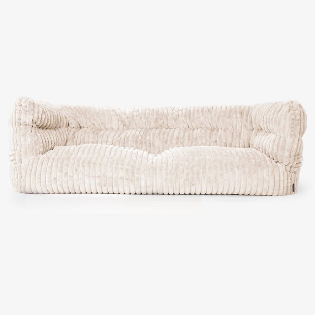 Sofa 3-osobowa pufa Louis Zamienny Pokrowiec - Sztruks ultra plusz 01