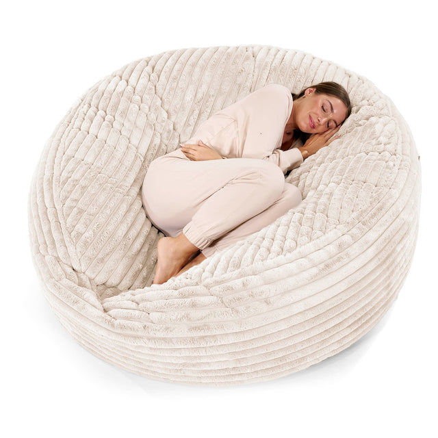 Sofa pufa XXL Mega Mammoth Zamienny Pokrowiec - Sztruks ultra plusz 01