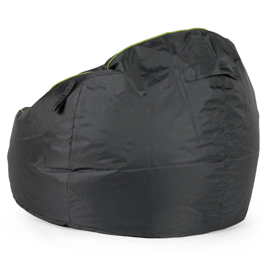 Puf Gamer Egg - Czerń / Zielony 03