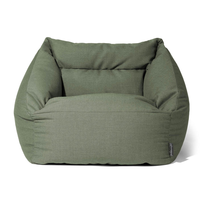 Pufa fotel Maya - Sunbrella Oliwka 02