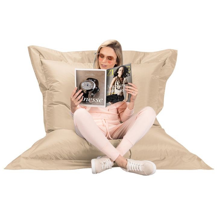 Pufa gigant XXL - SmartCanvas™ Beż 02