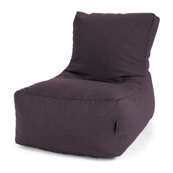 Pufa leżanka ogrodowa - Sunbrella Granat 01