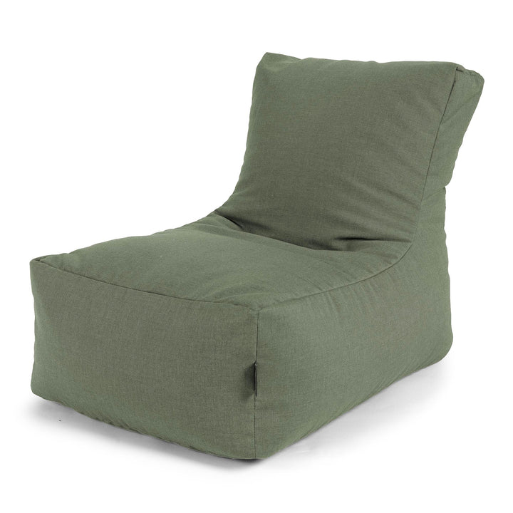 Pufa leżanka ogrodowa - Sunbrella Oliwka 02