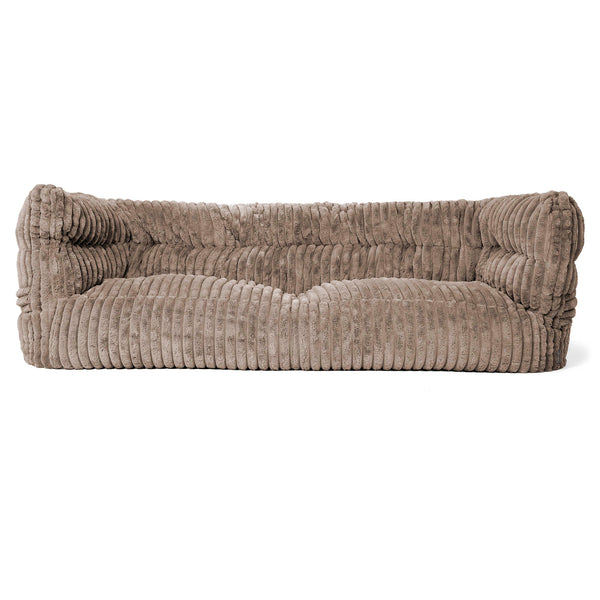 Sofa 3-osobowa pufa Louis - Sztruks ultra plusz Mysi 01
