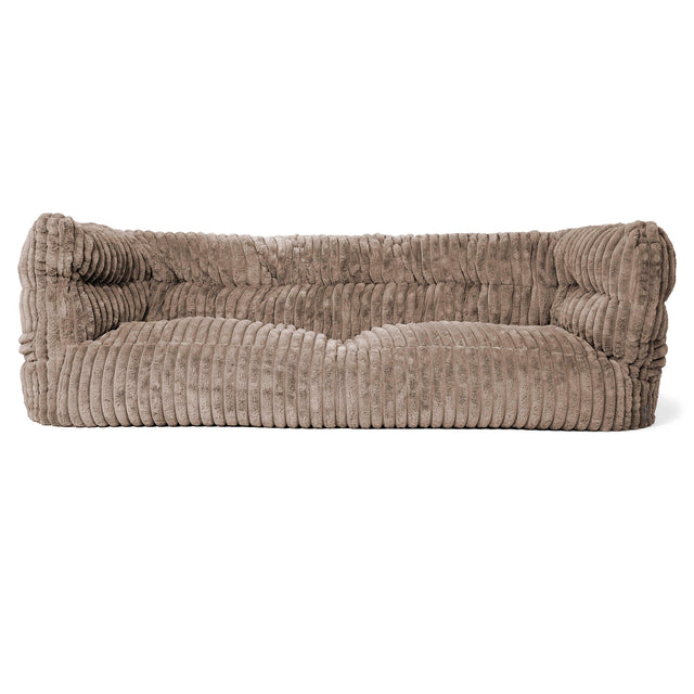 Sofa 3-osobowa pufa Louis - Sztruks ultra plusz Mysi 01
