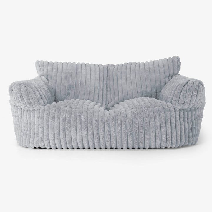 Sofa pufa Josephine - Sztruks ultra plusz Kacze jajo niebieskie 01