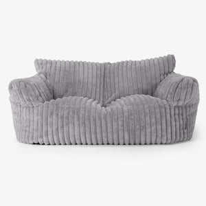Sofa pufa Josephine - Sztruks ultra plusz Szarość