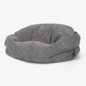 Sofa pufa Sabine - Klasyczny sztruks Grafit szarość