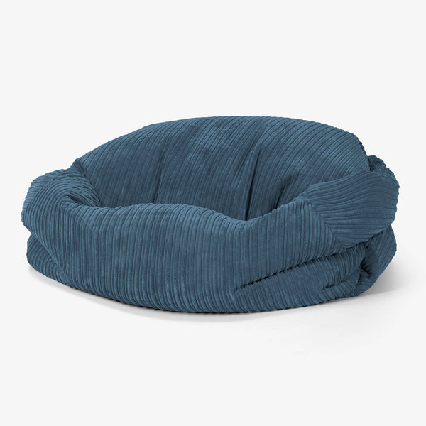 Sofa pufa Sabine - Klasyczny sztruks Granat 01