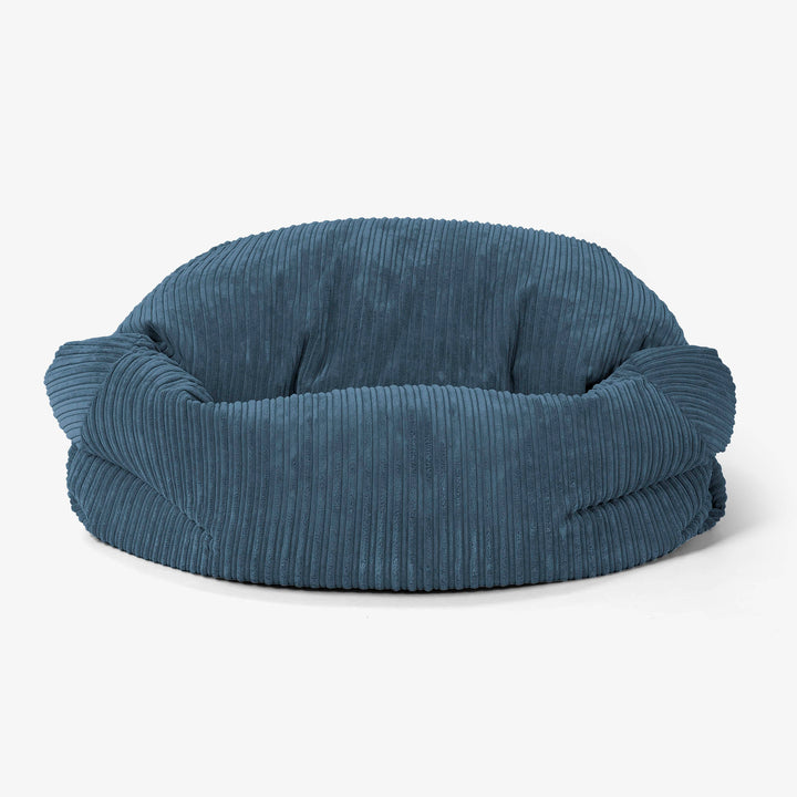 Sofa pufa Sabine - Klasyczny sztruks Granat 02