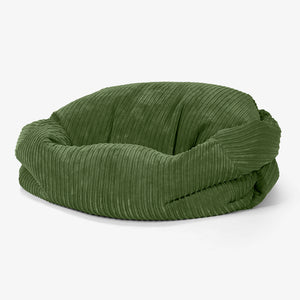 Sofa pufa Sabine - Klasyczny sztruks Leśna zieleń