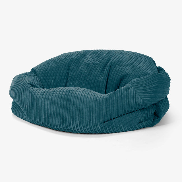 Sofa pufa Sabine - Klasyczny sztruks Turkus 01