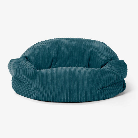 Sofa pufa Sabine - Klasyczny sztruks Turkus 02
