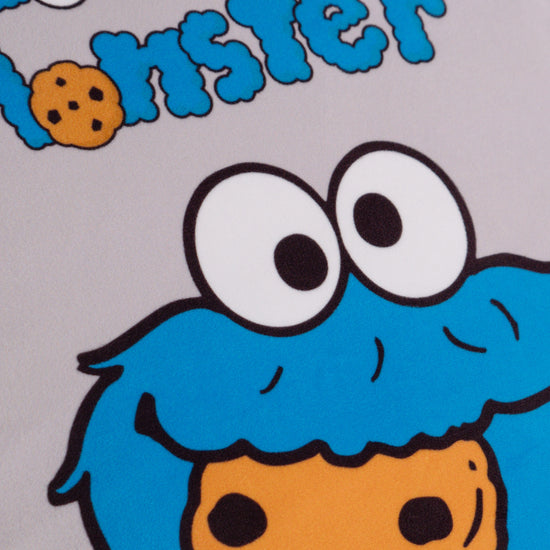 Poszewka na poduszkę ozdobna 47 x 47cm - Ciasteczkowy Potwór Szarość 03