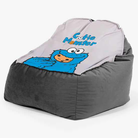 Pufa Sloucher dla dzieci 2-6 lat - Ciasteczkowy Potwór 01