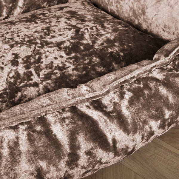 Piankowe legowisko dla psów Nest Ortopedyczna Memory - Błysk Trufla Fabric Close-up Image