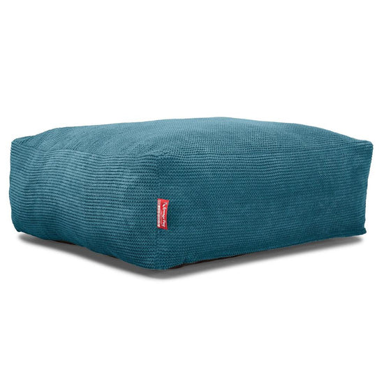 Pufa piankowa otomana CloudSac 250 - Pom Pom Morski błękit 01
