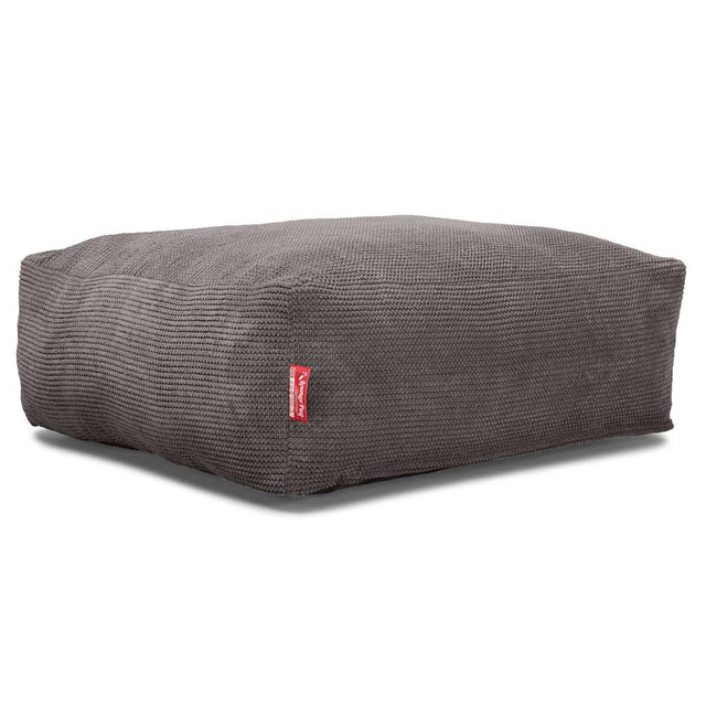 Pufa piankowa otomana CloudSac 250 - Pom Pom Antracytowa szarość 01