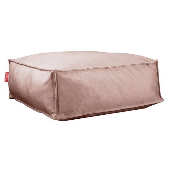 Pufa piankowa otomana CloudSac 250 - Aksamit Róż 01
