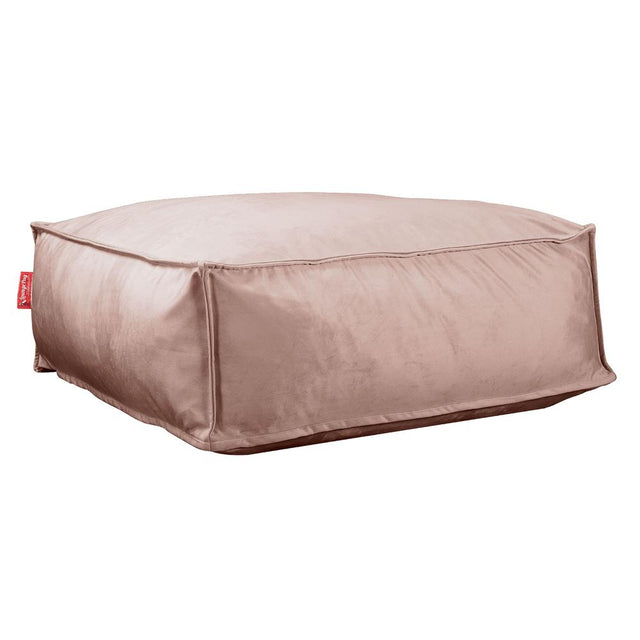 Pufa piankowa otomana CloudSac 250 - Aksamit Róż 01