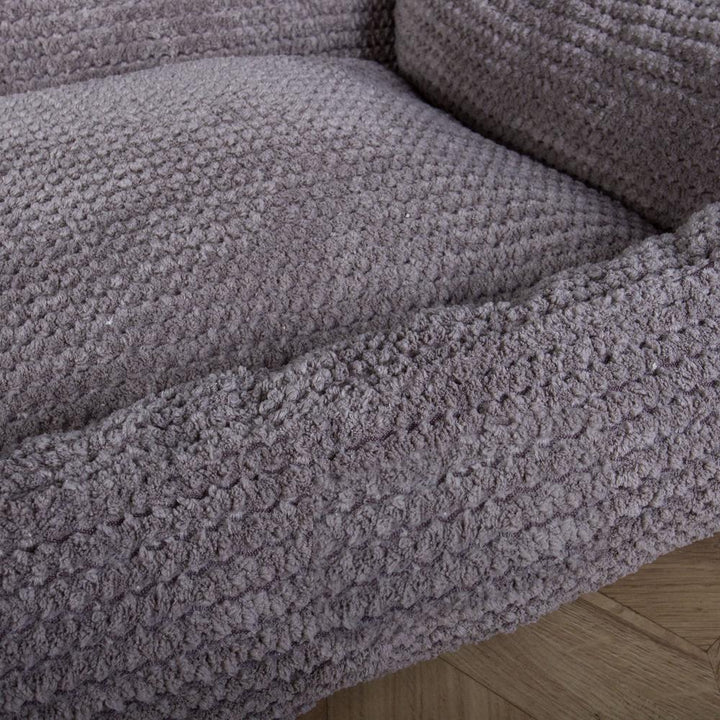 Piankowe legowisko dla psów Materac Mega - Pom Pom Antracytowa szarość 06