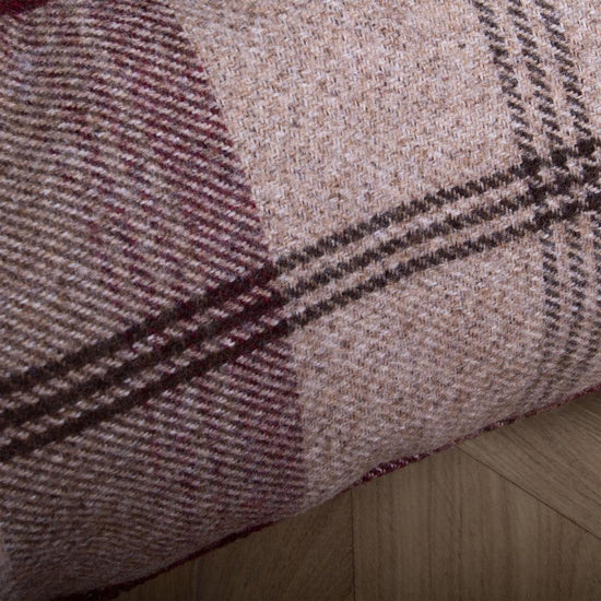 Piankowe legowisko dla psów Kanapa Ortopedyczna Memory - Tartan Mulberry 06
