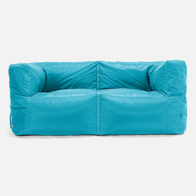 Sofa 2-osobowa modułowa pufa - SmartCanvas™ Akwamaryna 01