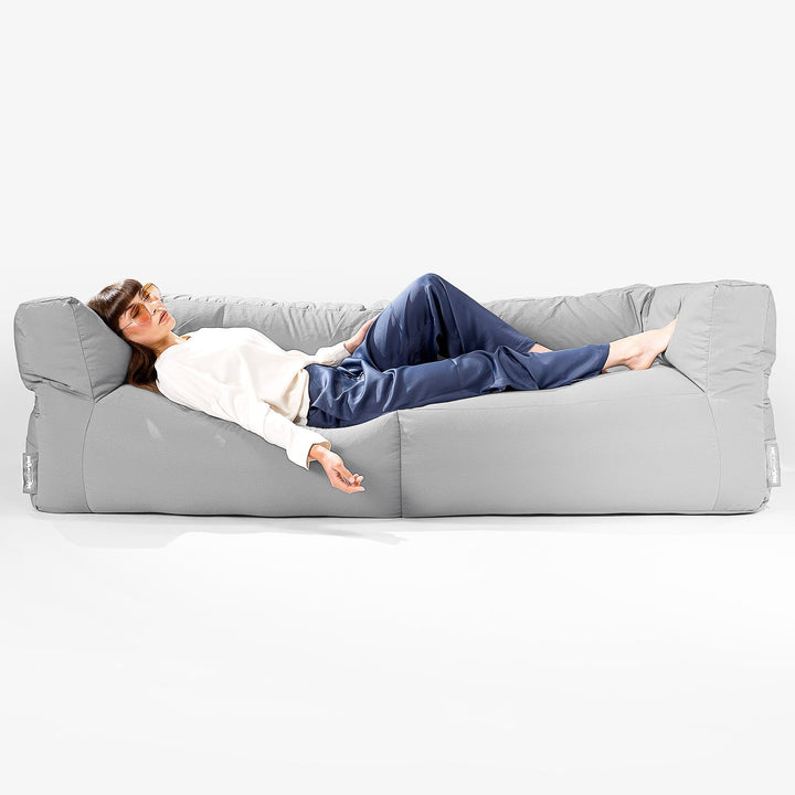 Sofa 3 osobowa pufa SoleiStorm™ Ultra 2000 h+ - Olefin Ciepła szarość 03