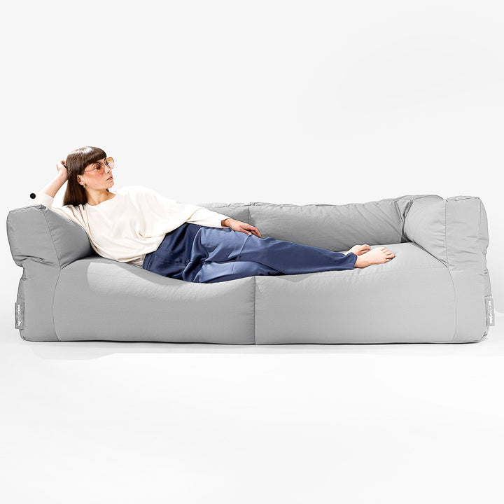 Sofa 3 osobowa pufa SoleiStorm™ Ultra 2000 h+ - Olefin Ciepła szarość 04