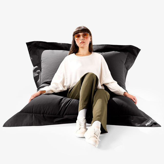 Pufa gigant XXL SoleiStorm™ Ultra 2000 h+ - Olefin Czerń 01