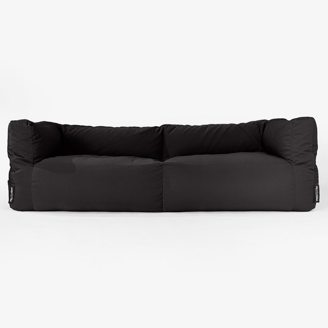 Sofa 3 osobowa pufa SoleiStorm™ Ultra 2000 h+ - Olefin Czerń 01