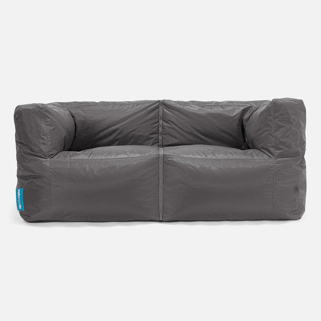 Sofa 2-osobowa modułowa pufa - SmartCanvas™ Grafit szarość 01