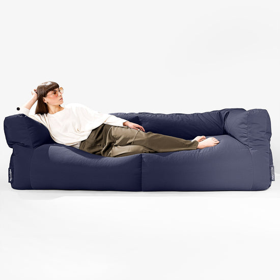 Sofa 3 osobowa pufa SoleiStorm™ Ultra 2000 h+ - Olefin Granat 04