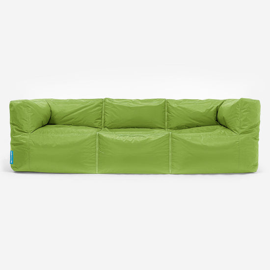 Sofa 3-osobowa modułowa pufa - SmartCanvas™ Limonka 01