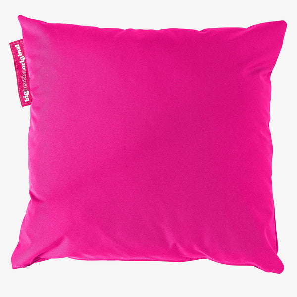 Poduszka ozdobna ogrodowa 47 x 47cm - Neonowy róż 01
