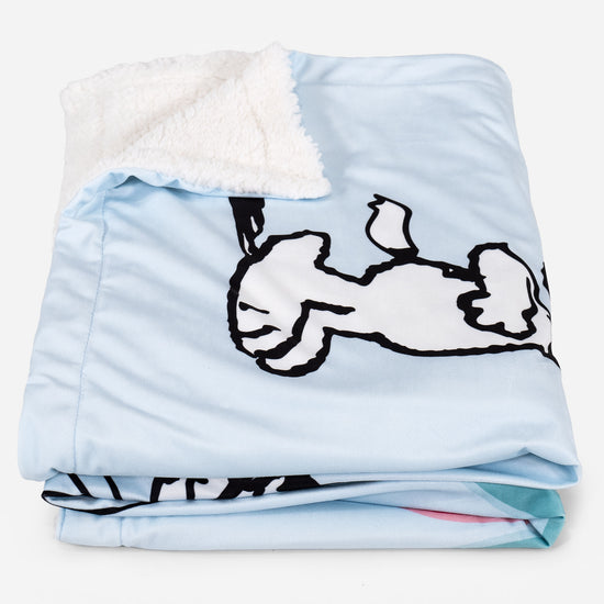Snoopy Narzuta / koc - Hasło Love 02