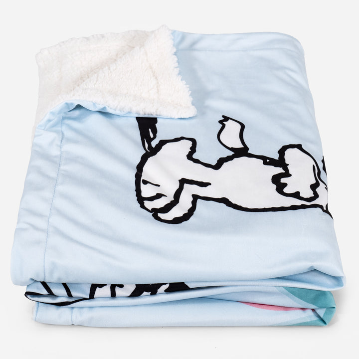 Snoopy Narzuta / koc - Hasło Love 02