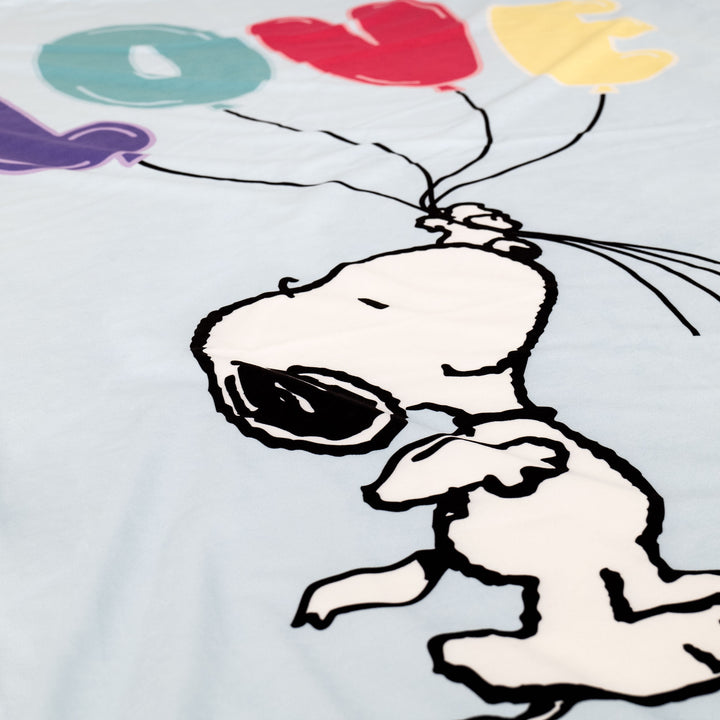 Snoopy Narzuta / koc - Hasło Love 03