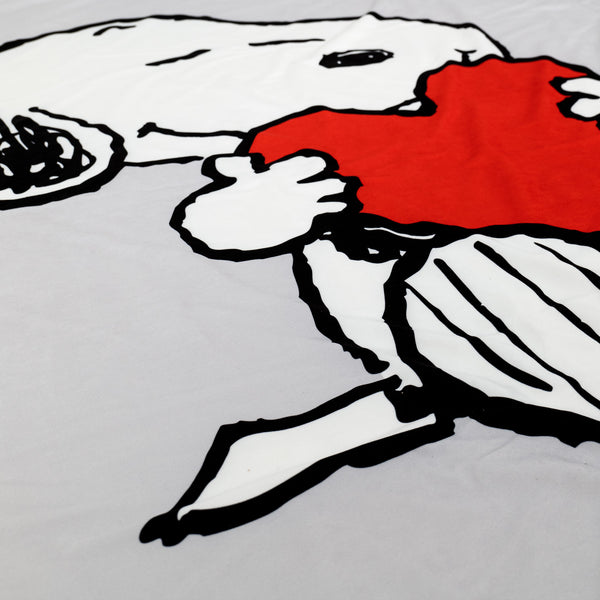 Snoopy Narzuta / koc - Serce Fabric Close-up Image