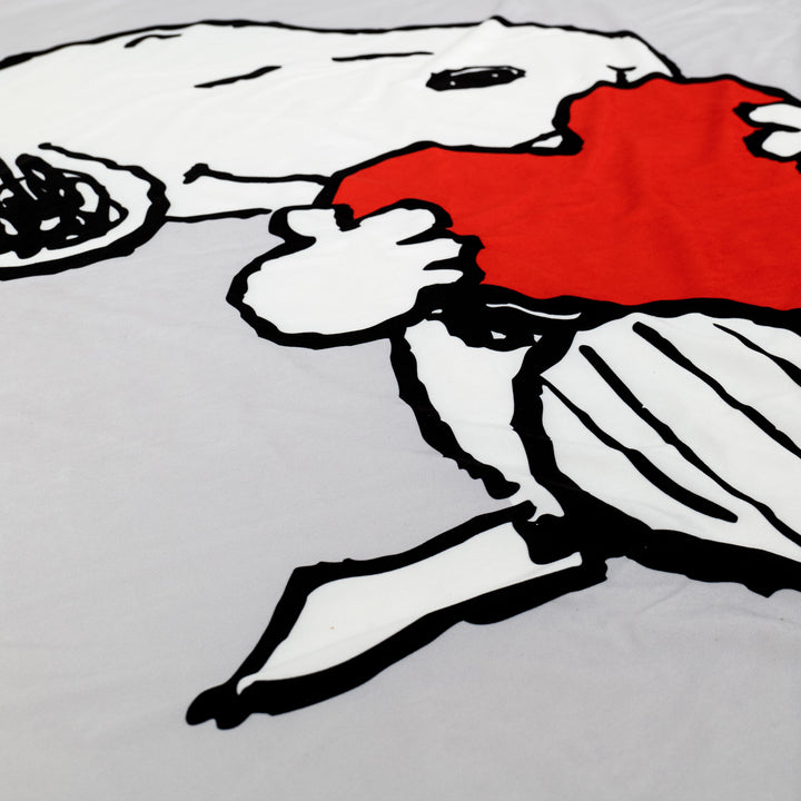 Snoopy Narzuta / koc - Serce 03