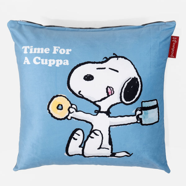 Snoopy Poszewka na poduszkę ozdobna 47 x 47cm - Herbatka 01
