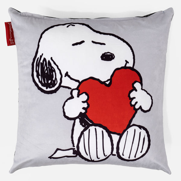Snoopy Poszewka na poduszkę ozdobna 47 x 47cm - Serce 01