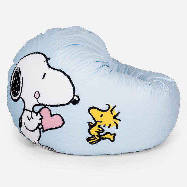 Snoopy Pufa fotel dla dzieci Flexforma Junior 2-14 lat - Przytulenie 01