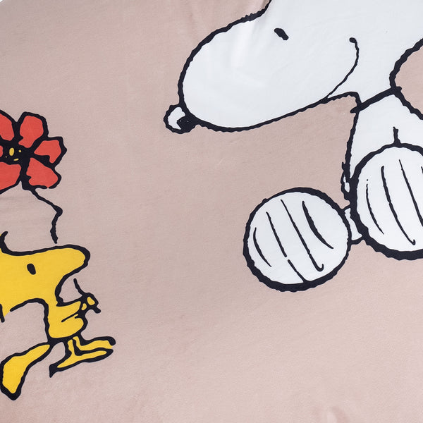 Snoopy Pufa fotel Flexforma dla małych dzieci 1-3 lata - Bieganie Fabric Close-up Image